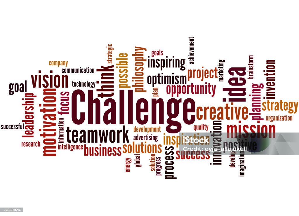 Challenges Word Map Challenge Word Cloud Concept 9 Stock Illustration - Download Image Now ...