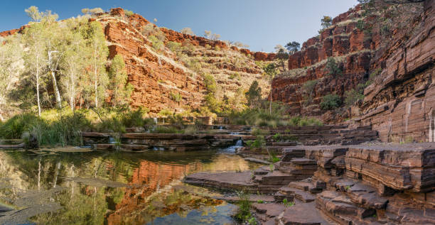 istock Gorge in Karijini National Park, Western Australia 664414222