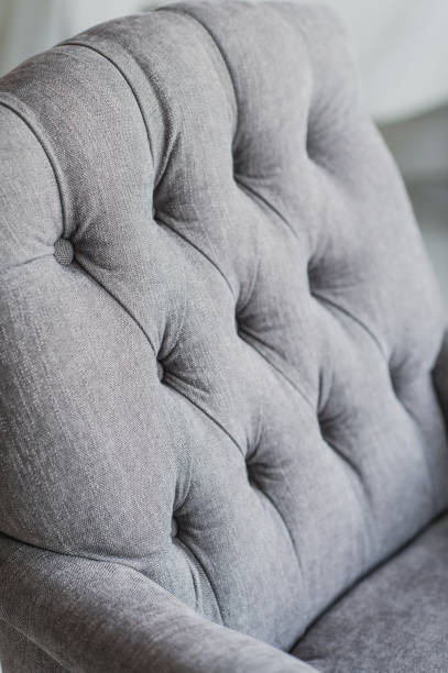 istock Photo texture of the sofa upholstery close-up 664424152