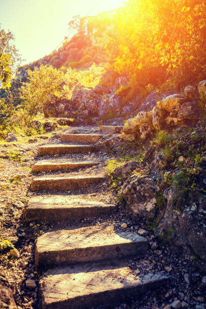 Nietzsche footpath,  Eze village, France
