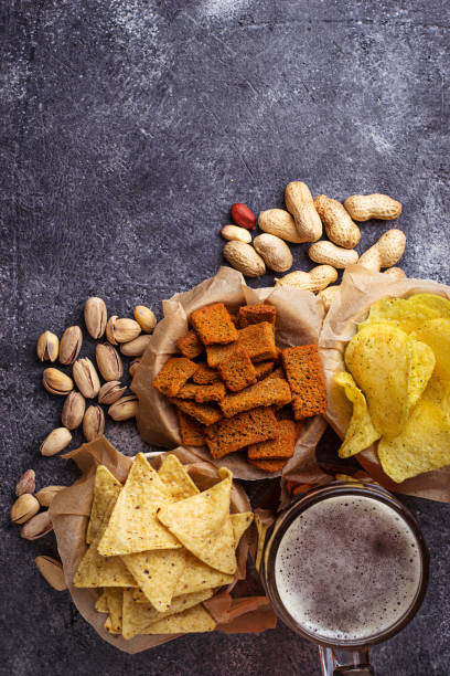 istock Various kind of snack to beer 664431892