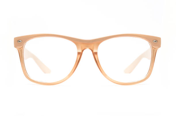 istock Sunglasses with transparent glass isolated on white 664435408