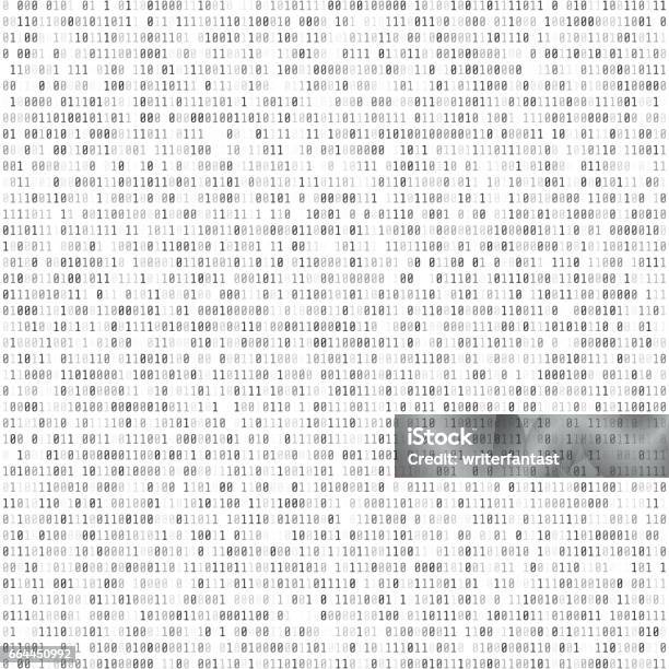 Abstract Matrix Background Binary Computer Code Coding And Hacker ...