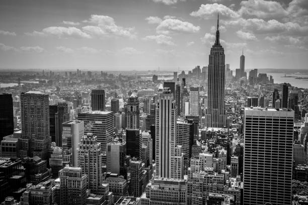 istock Skyline Tourist View of New York City 664458356