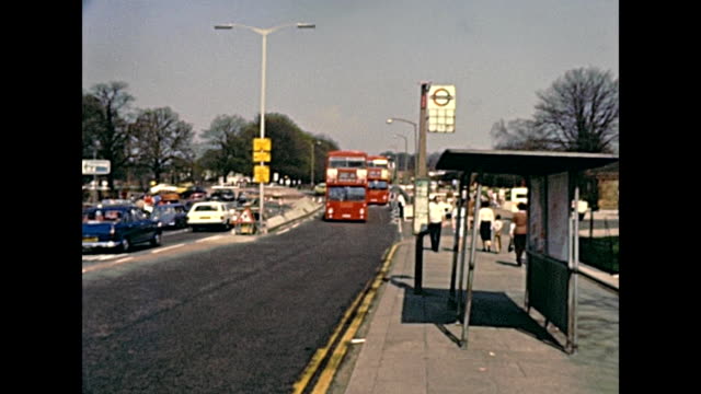 London bus stop
