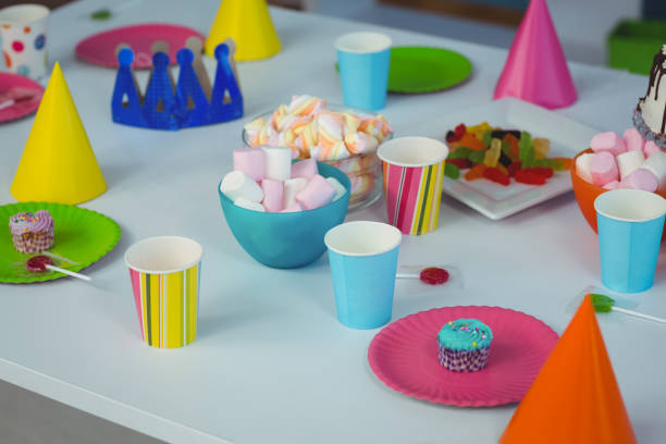 istock Close up of party items 664462818