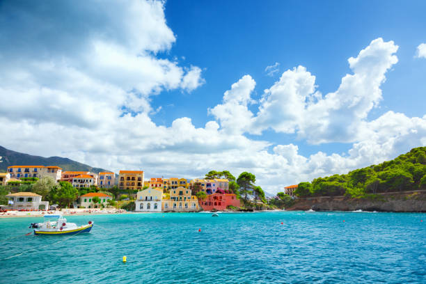 istock Assos village in Kefalonia, Greece 664465282
