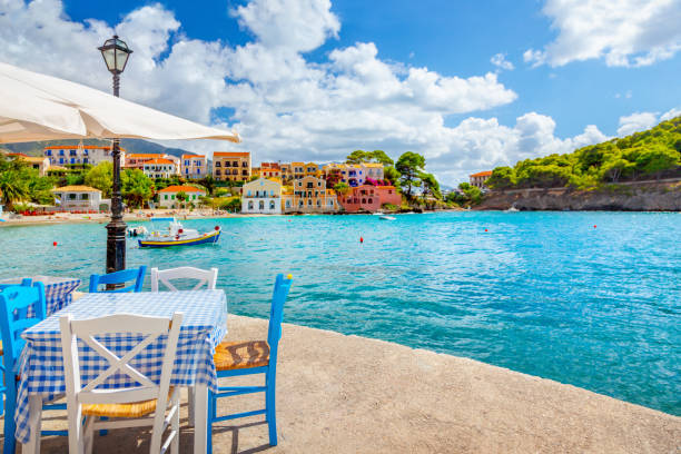 istock Assos village in Kefalonia, Greece 664465778