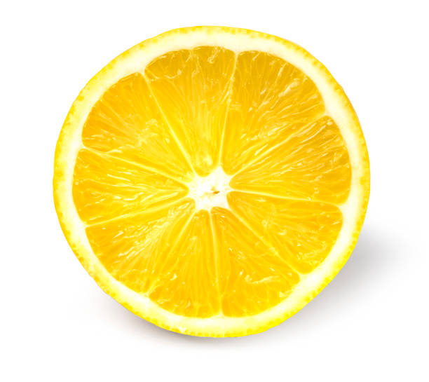 istock Juicy yellow slice of lemon 664465934