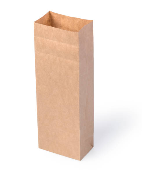 istock brown paper bag isolated on white 664465966