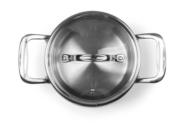 istock Stainless steel cooking pot 664466246