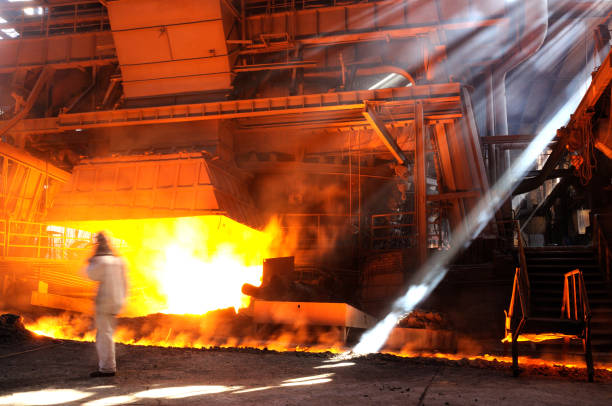 istock Iron and steel industry 664486848