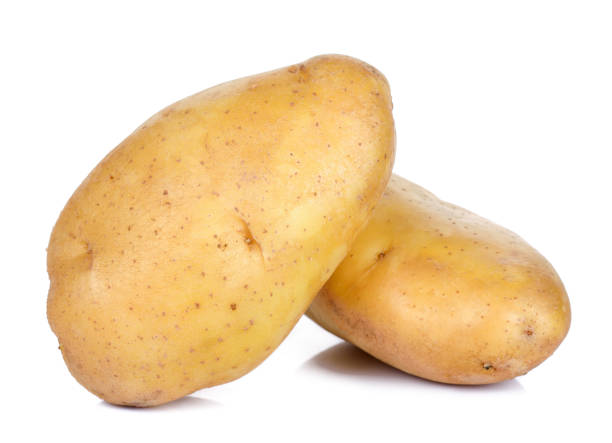 istock Potato isolated on the white background 664491630