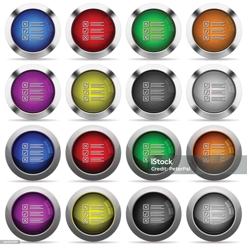 10 Question Buttons Questionnaire Button Set Stock Illustration - Download Image Now ...