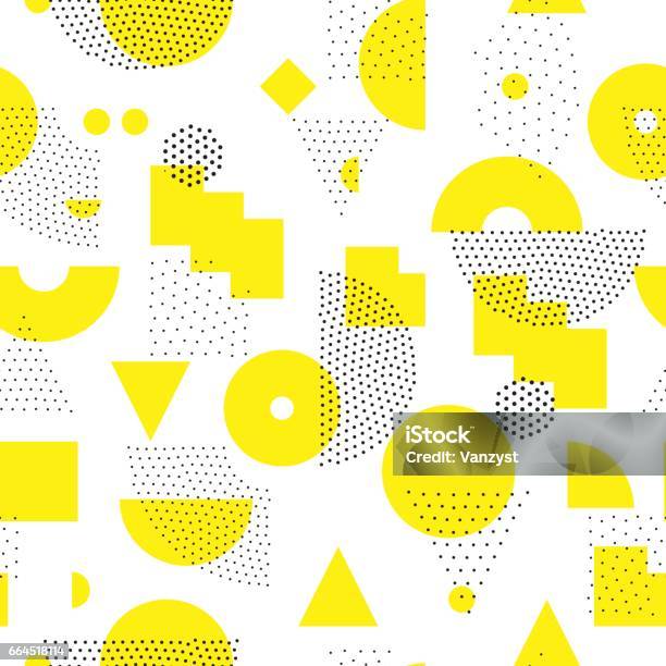 Geometric Seamless Pattern Stock Illustration - Download Image Now - Fractal, Geometric Shape, Backgrounds