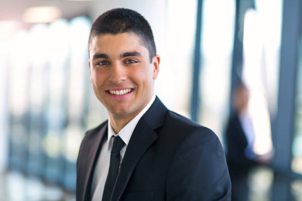 istock Portrait of young businessman 664529706