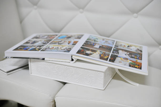istock white leather wedding photo book album 664532484