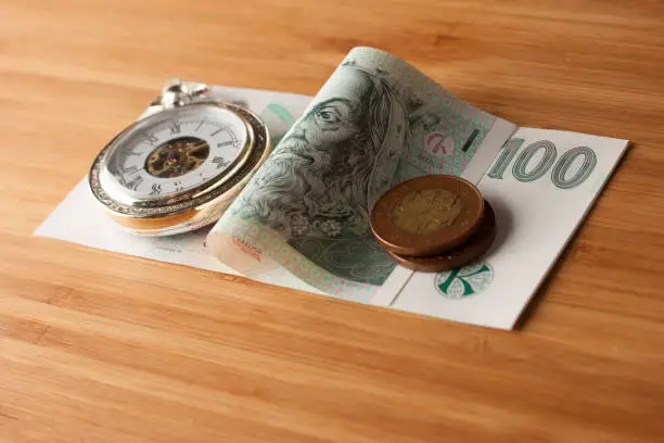 Photo of Time is money concept