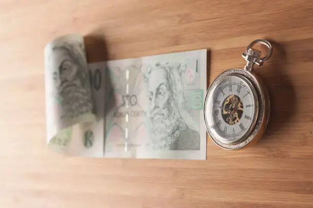 Photo of Time is money concept