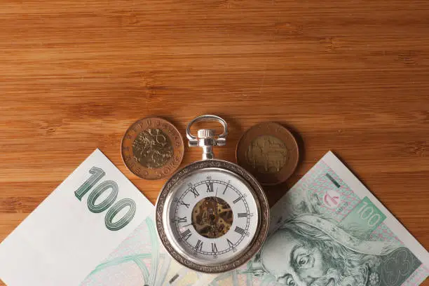 Photo of Time is money concept