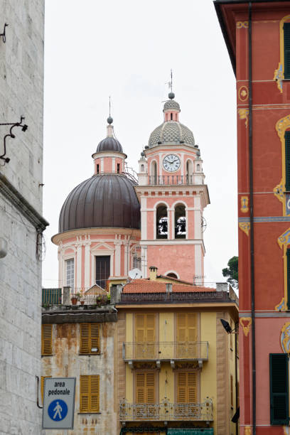 detail of chiavari a very beautiful village in liguria
