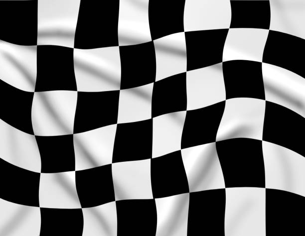 ilustrações, clipart, desenhos animados e ícones de automobilismo termina fla quadriculada - checkered flag flag checked winning
