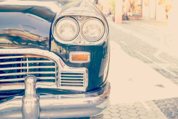 istock headlight lamp of vintage clssic car 664547998