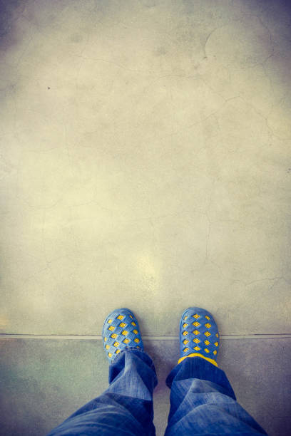 istock top view of feet 664556036