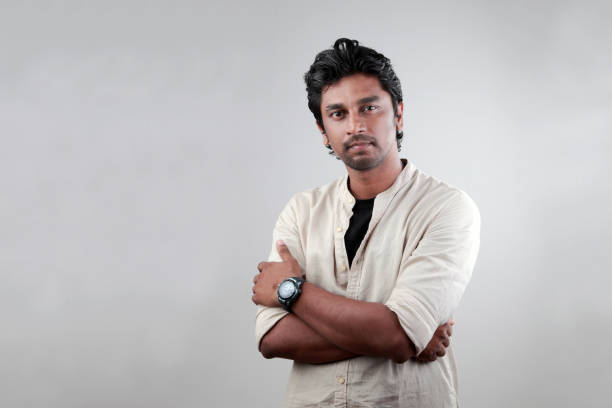 istock Portrait of a young man 664564350