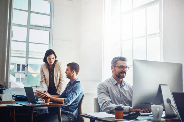 istock Keeping business operations under control with their individual contributions 664564930