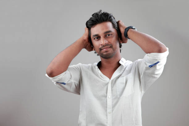 istock Portrait of a young man 664565638