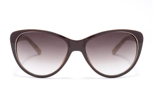 istock women's sunglasses with brown glass isolated on white 664565644