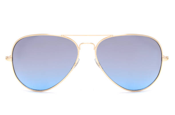 istock Sunglasses in an iron frame with gradient glass isolated on white 664565672