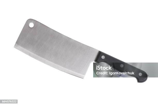 Cleaver Stock Photo - Download Image Now - Meat Cleaver, Kitchen Knife, Knife - Weapon
