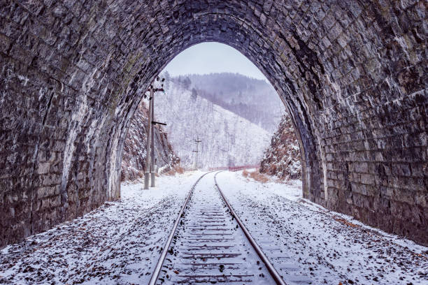 istock View of the old tunnels. 664592186