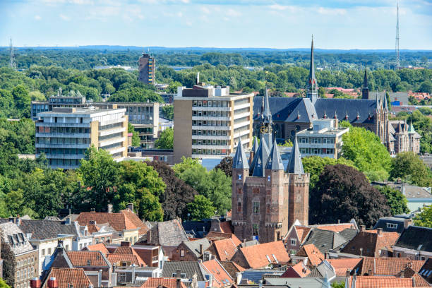 istock Zwolle city centre during summer from above 664596298