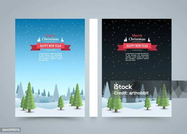 Mary Christmas Cover Art Happy New Year Flyer Background Template Design Element Stock Illustration - Download Image Now