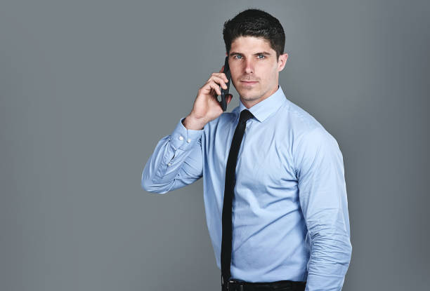 istock It just takes one call for him to seal success 664607776