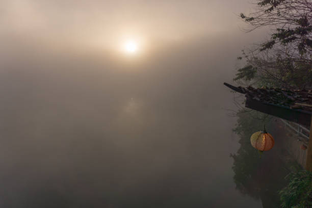 istock chinese lantern at river in the morning 664613994