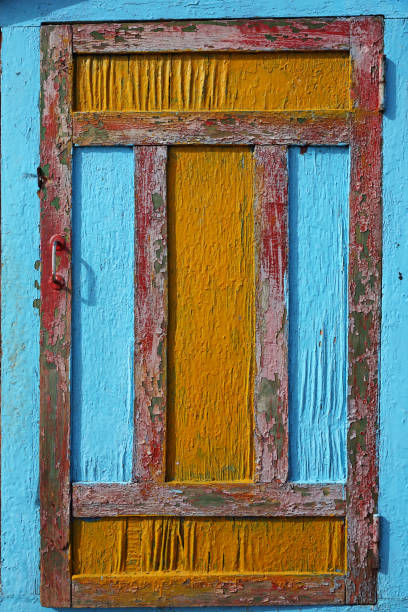 istock Colorful yurt door 664619198