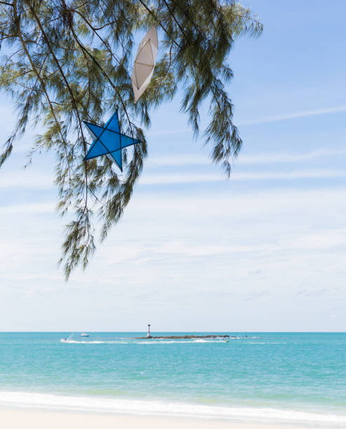 Sea and sky at Sai Kaew beach Sea and sky at Sai Kaew beach in day time, koh samet island, Rayong, Thailand koh chang stock pictures, royalty-free photos & images