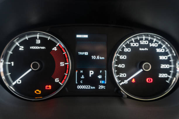 istock close up of car dashboard 664631152