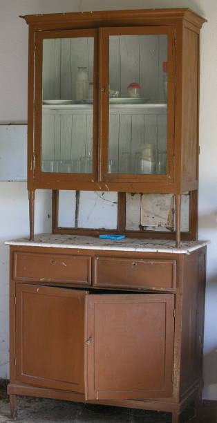 istock Antique furniture. sideboard 664635028