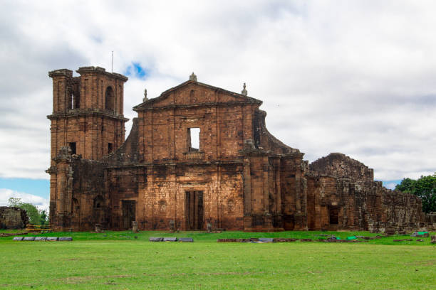 istock Jesuit mission Ruins. 664638880