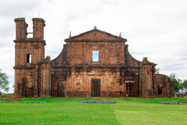 istock Jesuit mission Ruins. 664639098