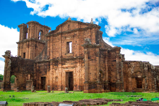 istock Jesuit mission Ruins. 664639166