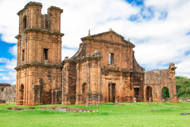 istock Jesuit mission Ruins. 664639168
