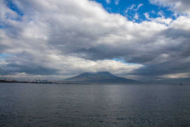 istock Aerial view of Naples in winter 664642670