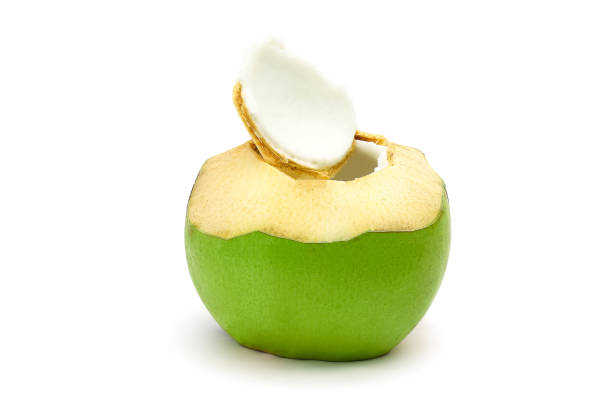 istock Coconut Ripe and tasty isolated on white background 664655052