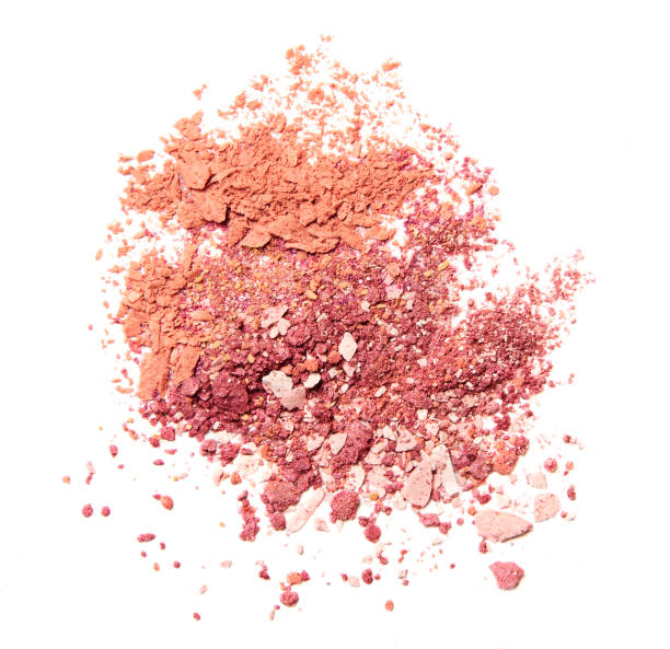 istock pink orange crumbled blush and eyeshadow 664663816